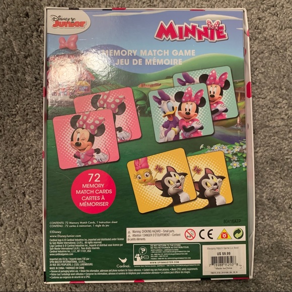 Disney Junior Minnie Mouse Memory Match Game - Picture 5 of 5